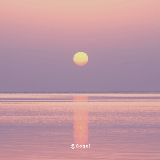 카카오톡 테마 - 보랏빛노을_하루의 마무리 logo