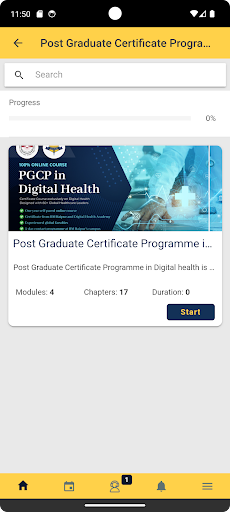 Academy of Digital Health Screen 3