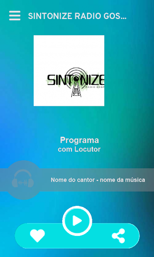 Android application Sintonize Rádio Gospel screenshort