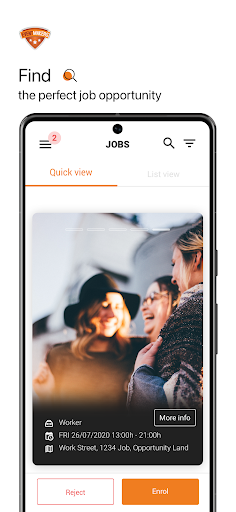 Android application EventMakers Planning screenshort
