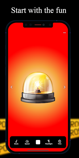Android application Police Lights screenshort