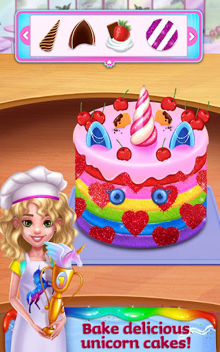 Unicorn Food - Rainbow Glitter Food & Fashion 1.0.5 screenshots 1