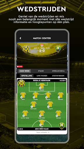 Roda JC - Officiële App Screen 3