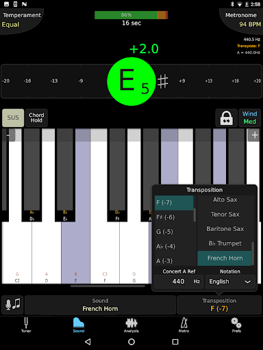 TonalEnergy Tuner und Metronom