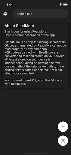 Android application ReadMore screenshort