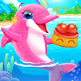My Twin Dolphin Baby Care icon