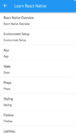 Learn React Native Screen 2