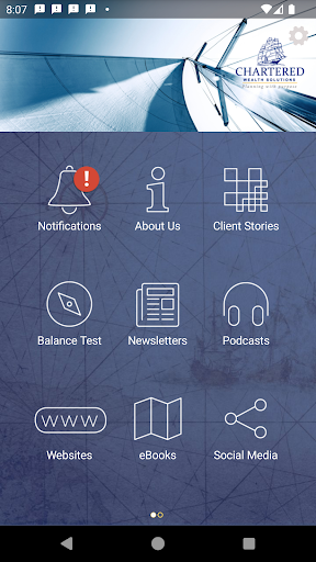 Android application Chartered Wealth Solutions screenshort