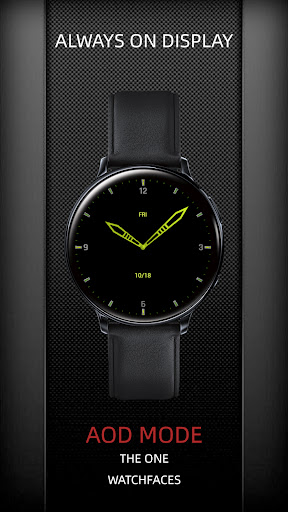 Simple charm green For Wear OS Screen 3