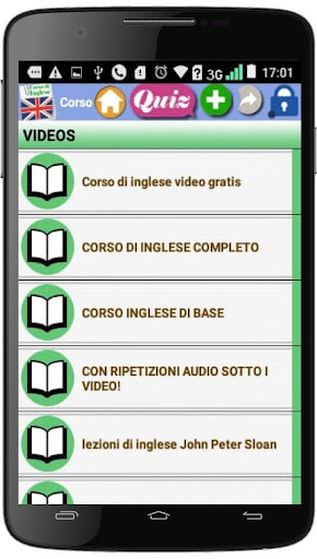 Corso di Inglese Screen 3