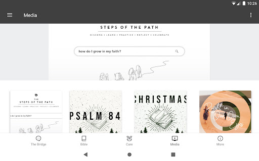 The Bridge Bible Church App Screenshot