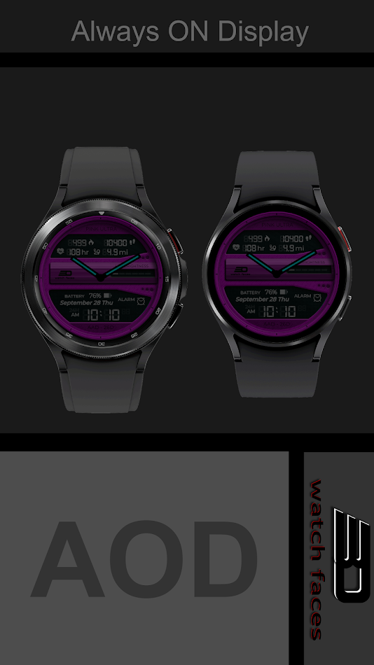 #3. aad26d Pink Ultra (Android) Με: 3d watch faces