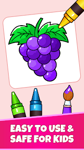 Fruits Coloring Pages - Game for Preschool Kids Varies with device APK screenshots 7