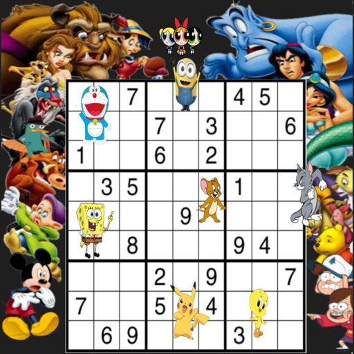 Cartoon Sudoku Surfers