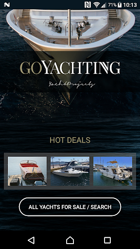 Android application Go Yachting screenshort