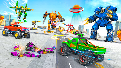 Truck Robot Car Transform Game Screen 3
