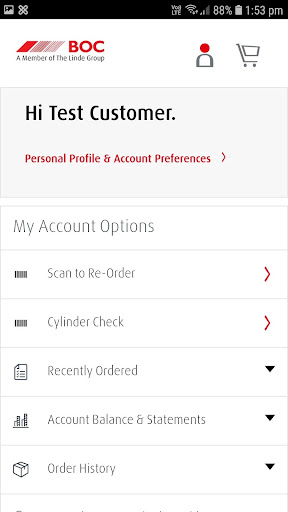BOC - Re-order Gas Screen 3
