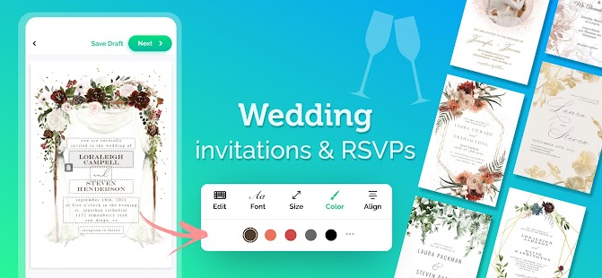 Invitation Maker Card Design Screenshot