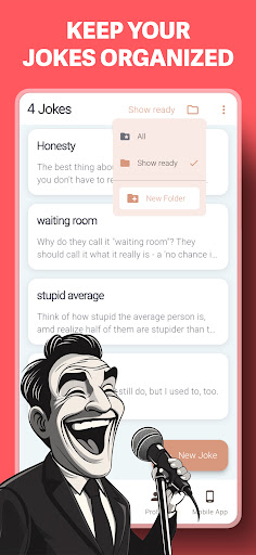 Stand-Up Writer: Jokes & Shows Screenshot 1 - AppWisp.com