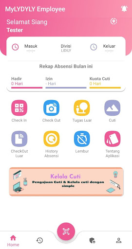MyLYDYLY EMPLOYEE Screen 2