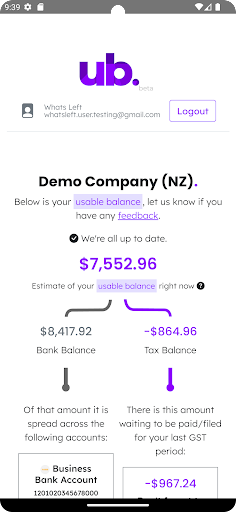 Usable Balance Screen 2