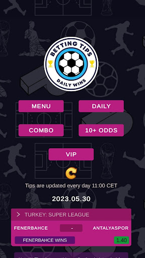 Betting Tips - Daily Wins Screen 2