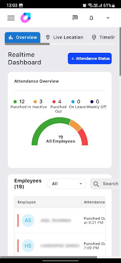 Android application Unolo Admin screenshort