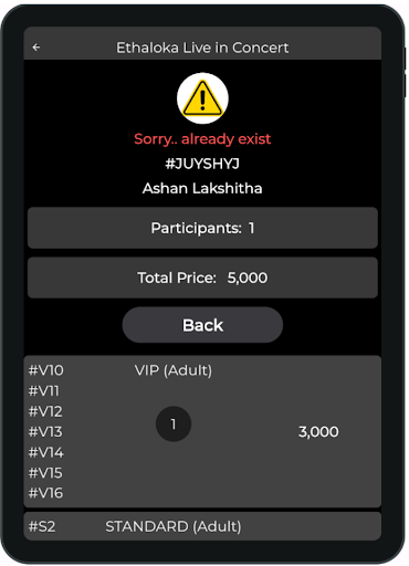 Event69 - Organizer App Screenshot
