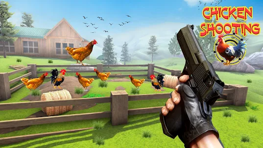 Chicken Hunt: チキンシューターゲーム fps