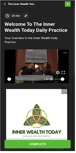 Inner Wealth Today Screen 2