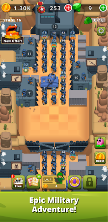 Game screenshot Army Tycoon: Idle Merge Game mod apk