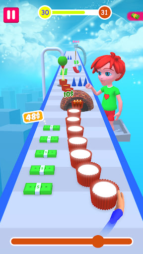 Cupcake Stack 3D: Cupcake Game Screen 2