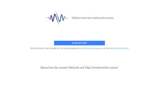 Android application medmonitor.swiss screenshort