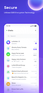 Luffa:Secure Encrypted Chat