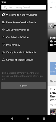 Varsity Central Screen 2