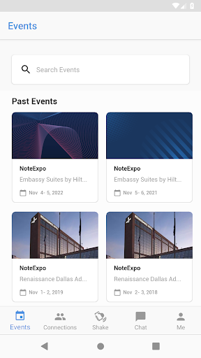 NoteExpo Event Guide Screen 2