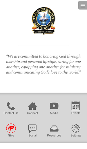 Android application Transformation Church - MD screenshort