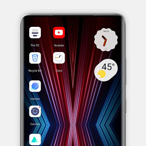 Red Magic Theme For Launcher logo