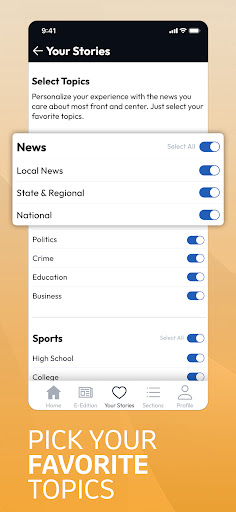 Gazette Times Screen 3