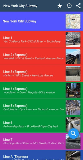 Android application New York Subway (Offline) 纽约地铁 screenshort