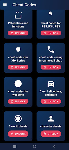 GTA 5 Cheat Codes screenshot 3