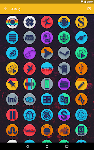 Almug - Icon Pack Captura de pantalla