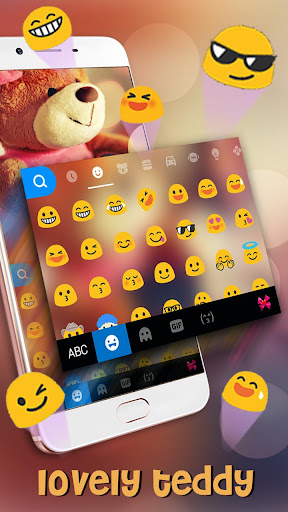 Lovely Brown Teddy Keyboard Th Screen 3