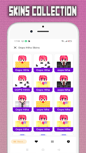 Oops Hiha Skins For Minecraft Screen 3