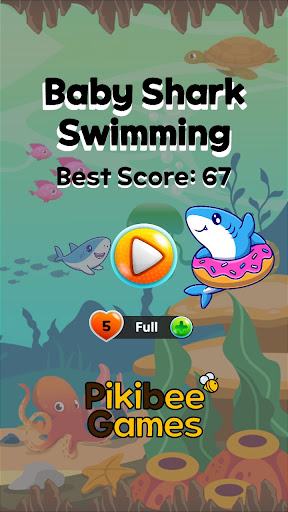 Android application Baby Shark Swimming screenshort