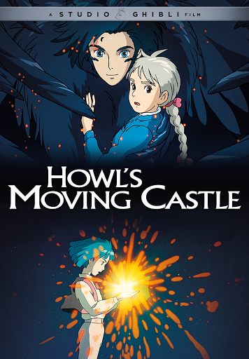 El castillo vagabundo  Howl and sophie, Studio ghibli poster