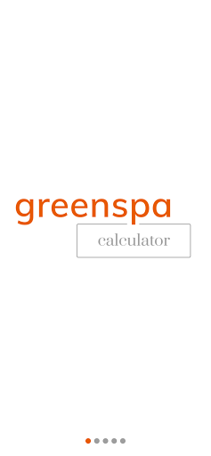 Android application greenspa calculator screenshort