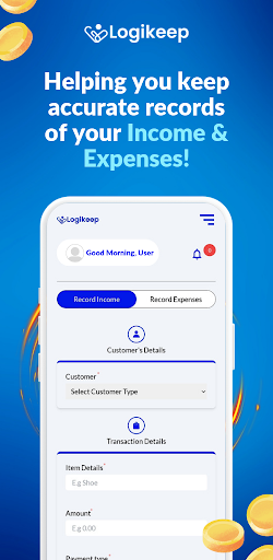 Android application Logikeep screenshort
