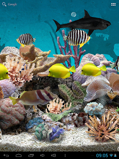 3D Aquarium Live Wallpaper Screen 3