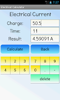 screenshot of Electrical Calculator